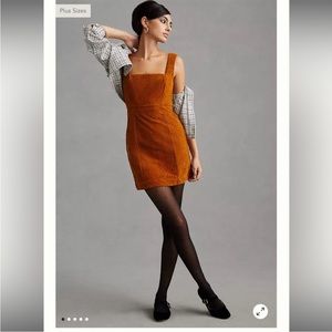 NWT Anthropologie Maeve Faux Suede Shift Dress